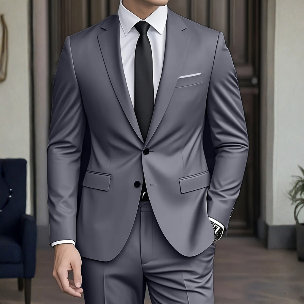COSTUME HOMME DEUX PIÈCES CLASSIQUE