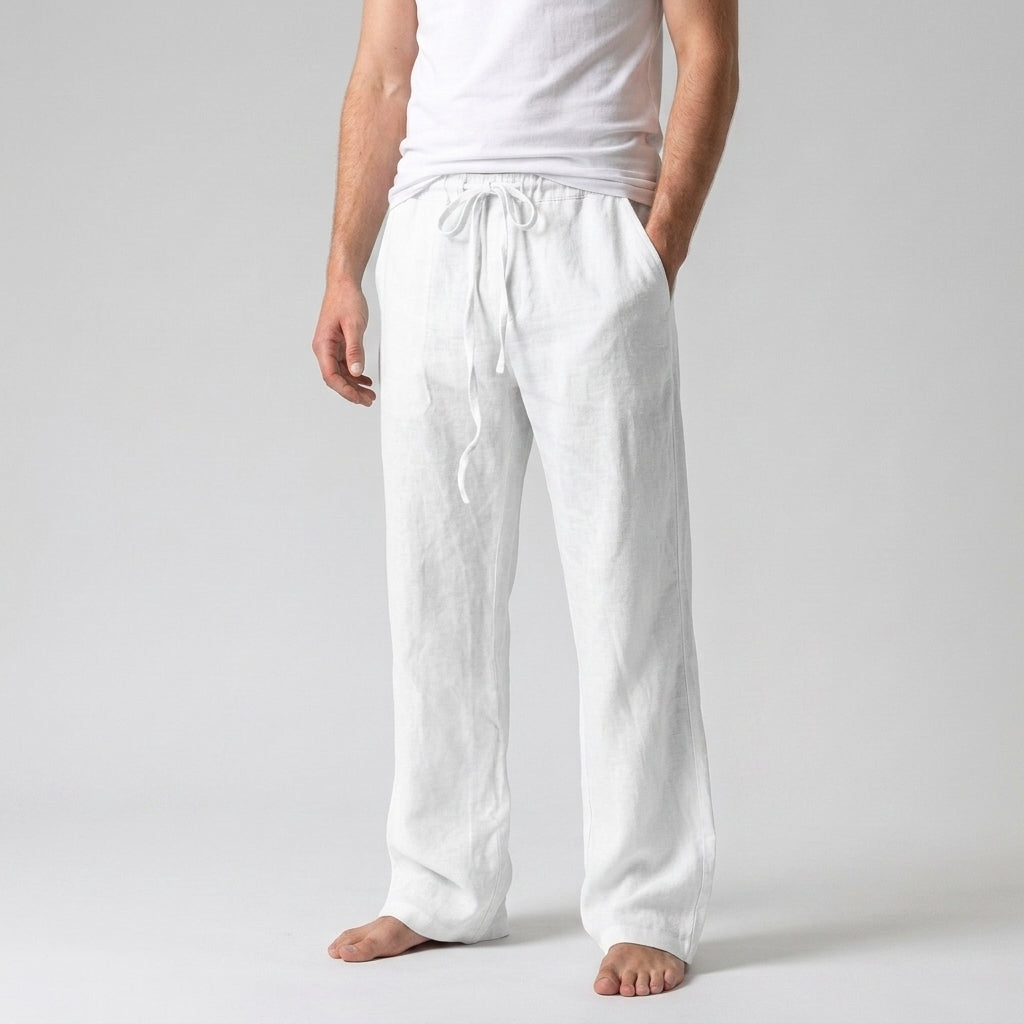 Pantalon D'Été À Cordon De Serrage Pour Hommes