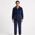 Ensemble De Pyjama D'Hiver En Polaire Pour Hommes