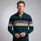 Pull À Col Zippé Avec Manches Longues Pour Hommes