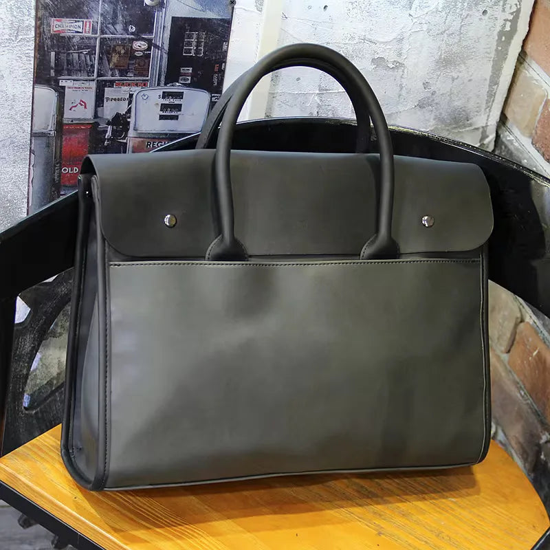Porte-Documents Pour Ordinateur Portable Avec Rabat Pour Hommes