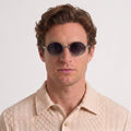 Lunettes De Soleil Rondes Vintage Avec Détails Bois Pour Hommes