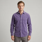 Chemise En Velours Côtelé Avec Poche Poitrine Pour Hommes