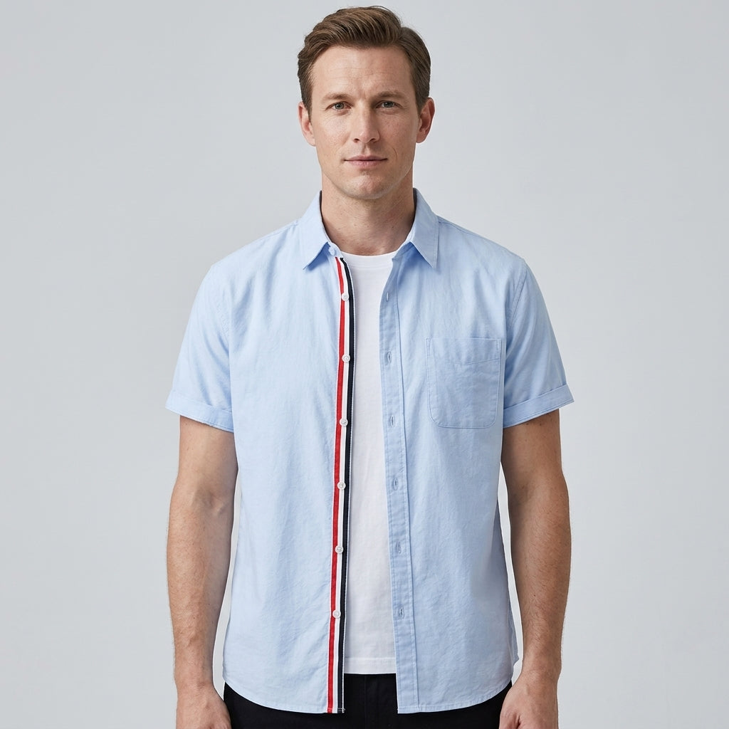 Chemise Ajustée Avec Poignets Fuselés Pour Hommes