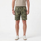 Short Jogger À Cordon De Serrage En Coton Pour Hommes