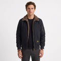 Veste Aviateur Doublée En Sherpa Pour Hommes