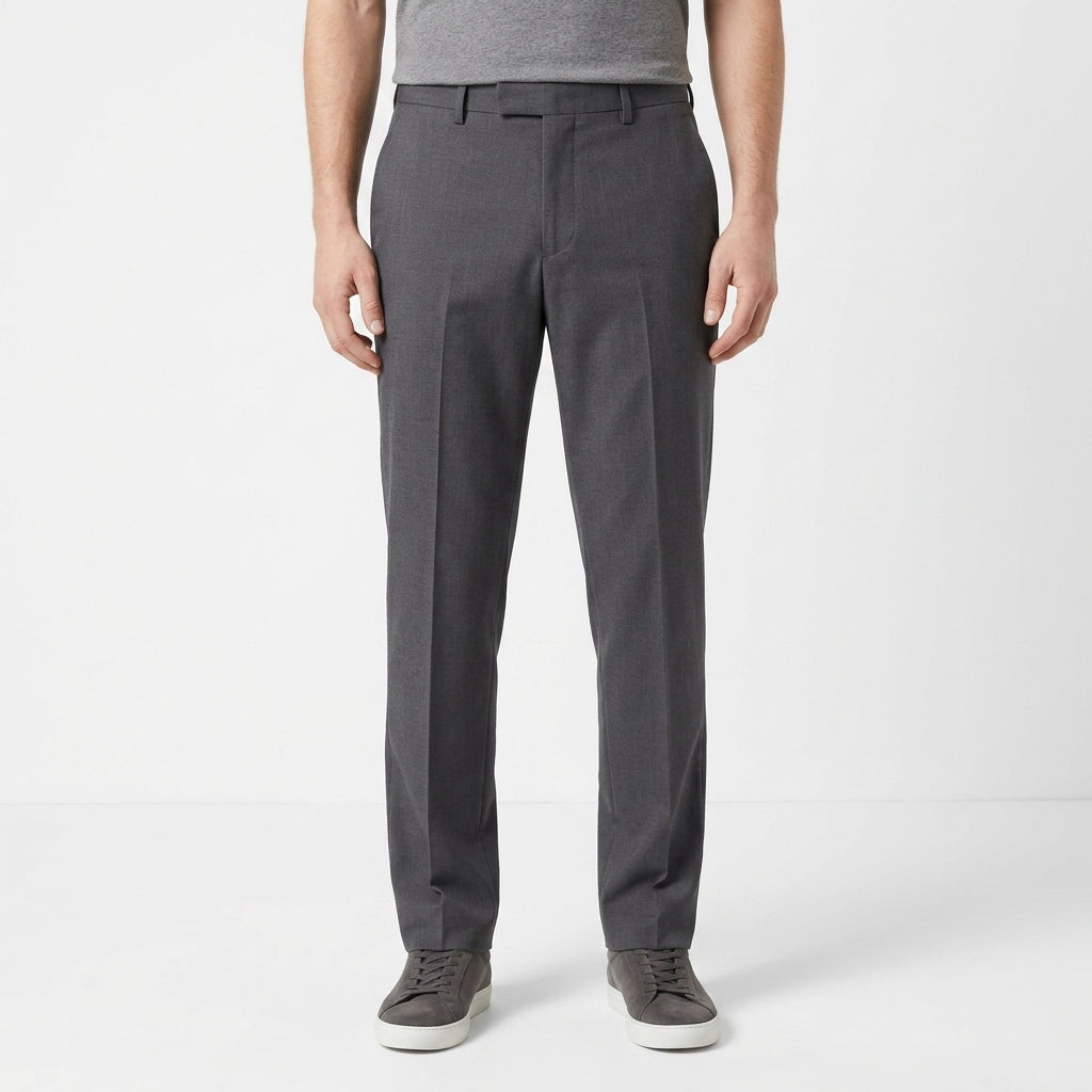 Pantalon Élégant À Fermeture Allongée