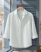 Chemise Texturée Avec Motif Vertical Pour Hommes