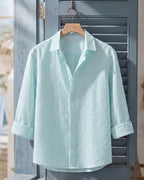 Chemise Texturée Avec Motif Vertical Pour Hommes