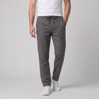 Pantalon Décontracté À Taille Élastique Pour Hommes