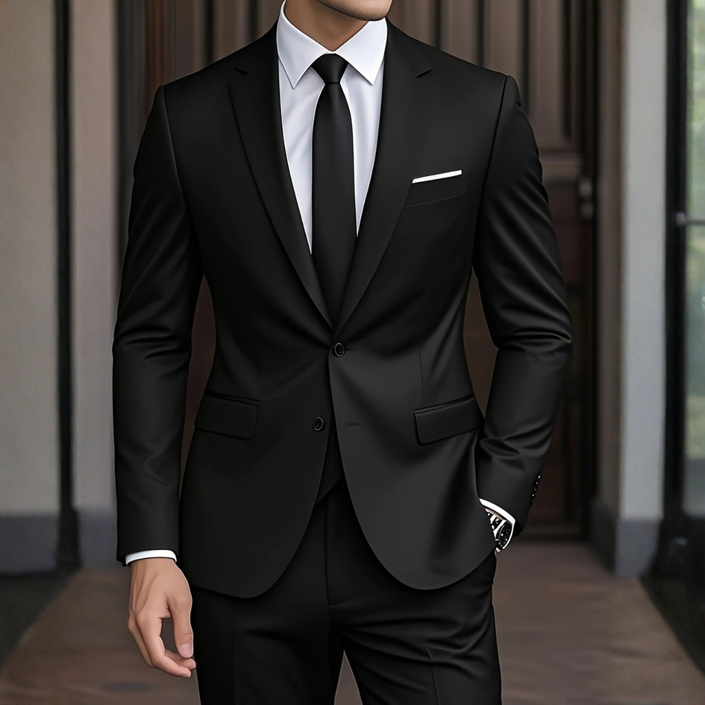 COSTUME HOMME DEUX PIÈCES CLASSIQUE