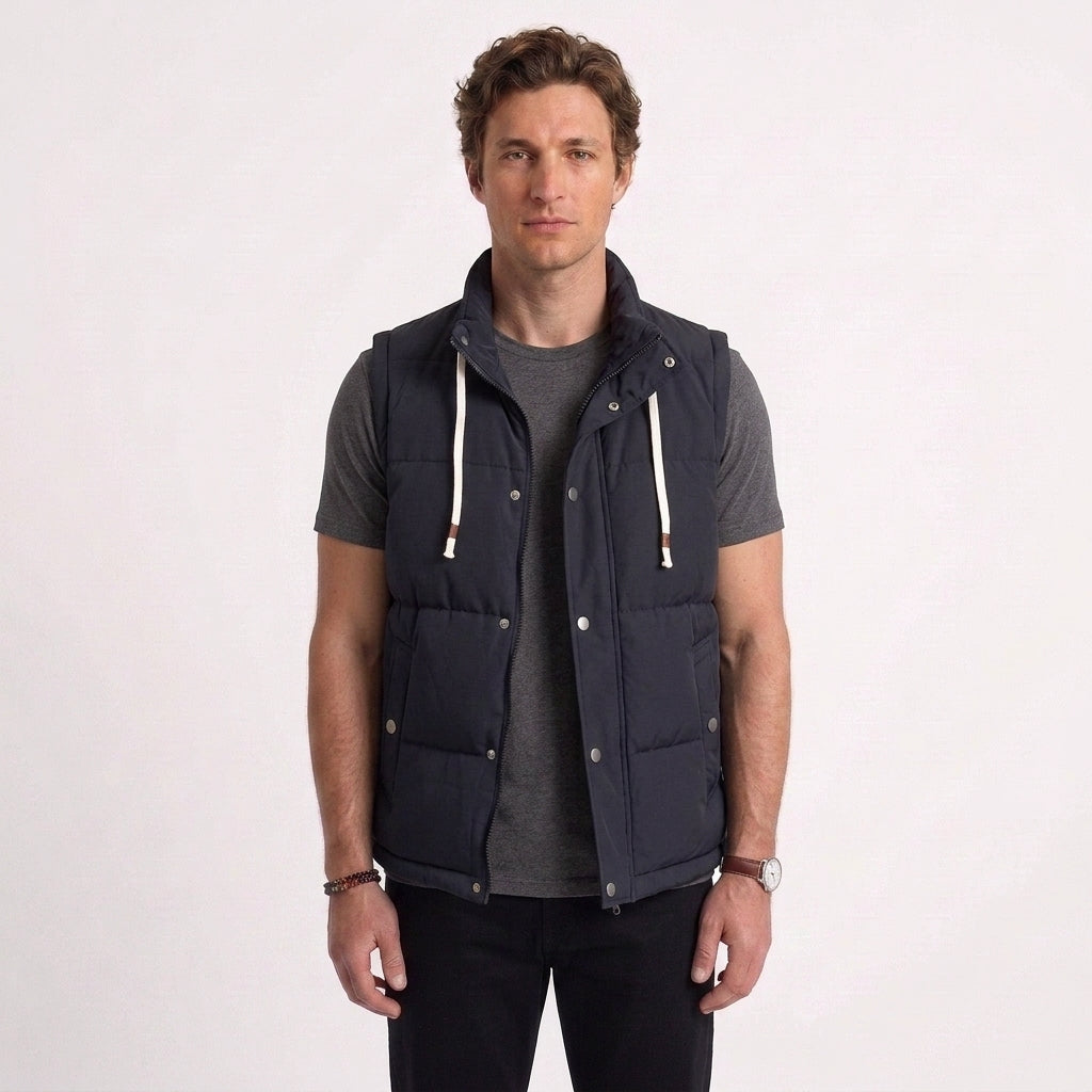 Gilet Matelassé Sans Manches Pour Hommes