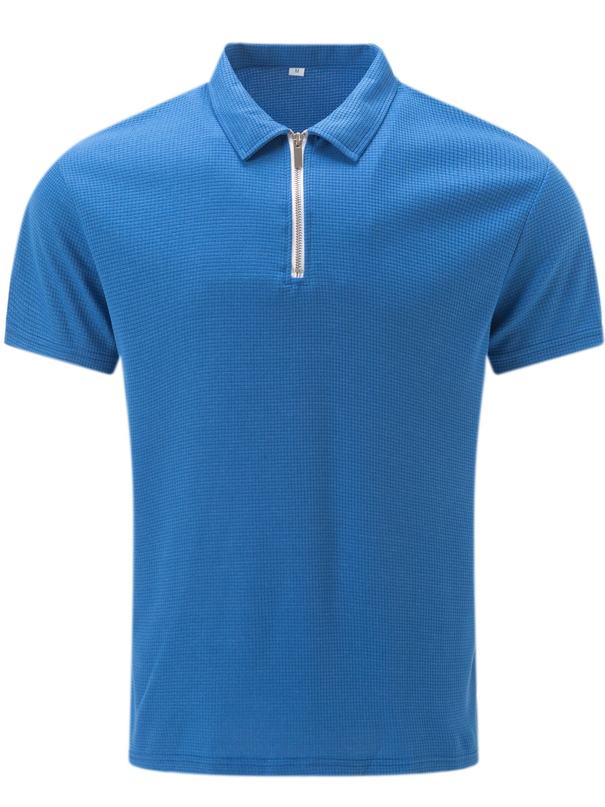 Polo Avec Col À Revers Et Fermeture Zippée Pour Hommes