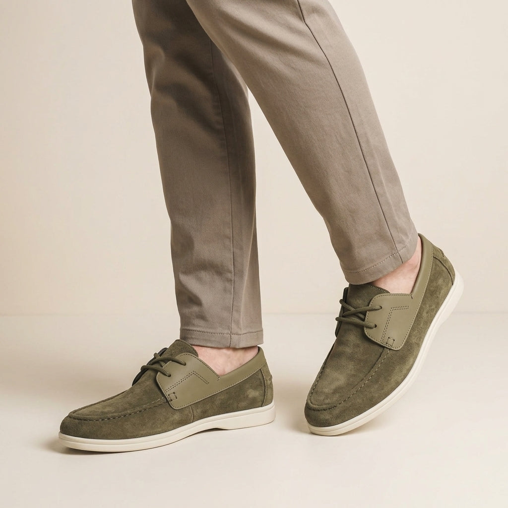 Chaussures À Lacets En Suédine Pour Hommes