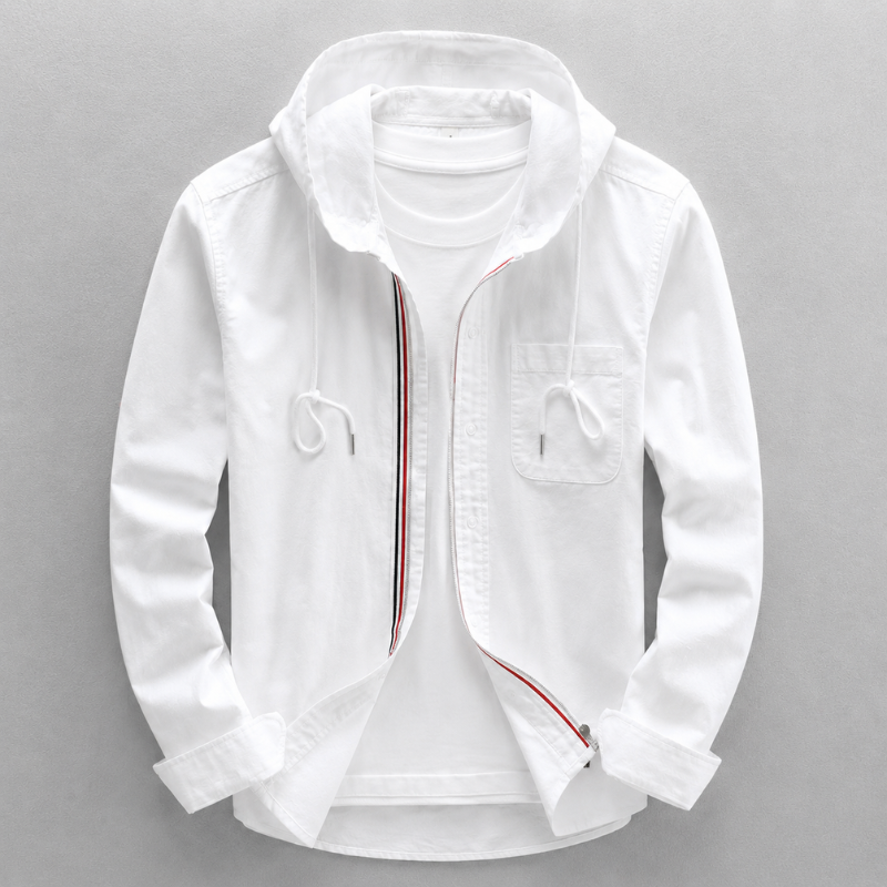 Chemise À Capuche Avec Poche Poitrine Pour Hommes
