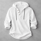 Chemise Henley À Capuche Avec Manches Longues Pour Hommes