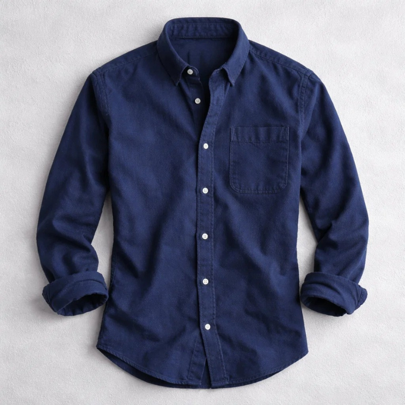 Chemise Décontractée Avec Poche Poitrine Pour Hommes