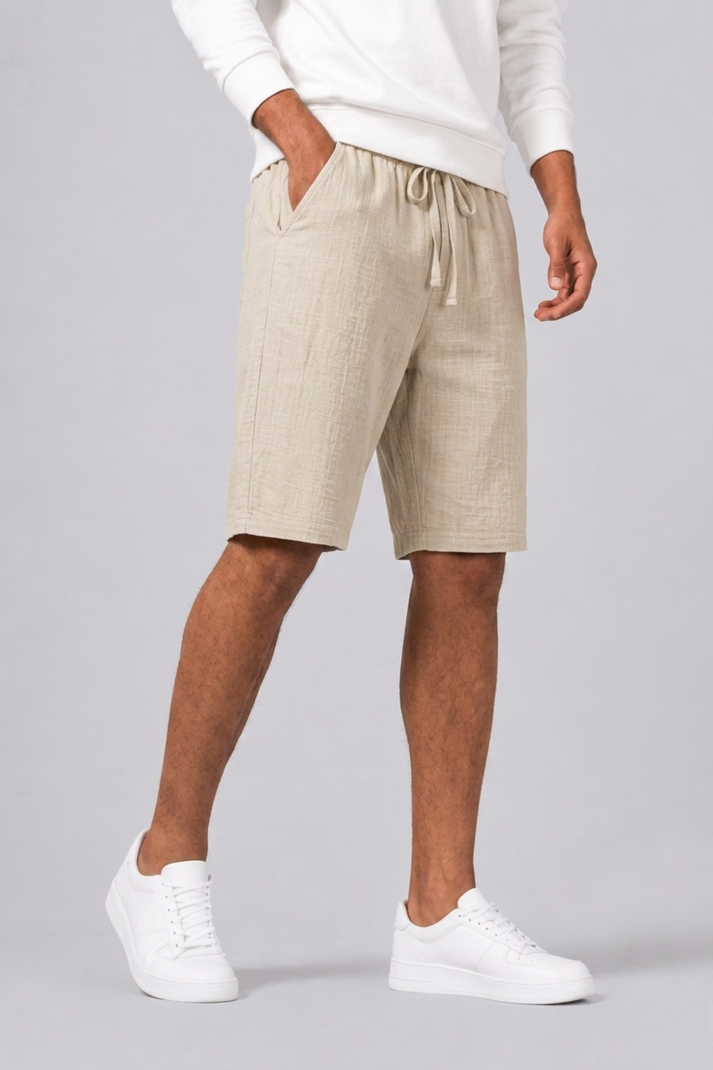 Short De Plage Avec Cordon De Serrage Pour Hommes