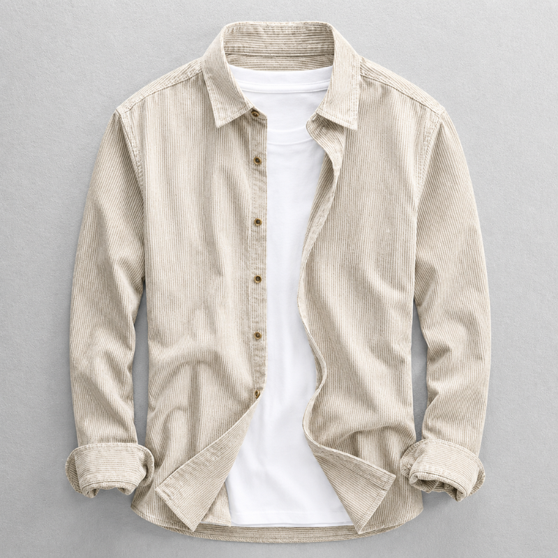 Chemise Ajustée Avec Ourlet Arrondi Pour Hommes