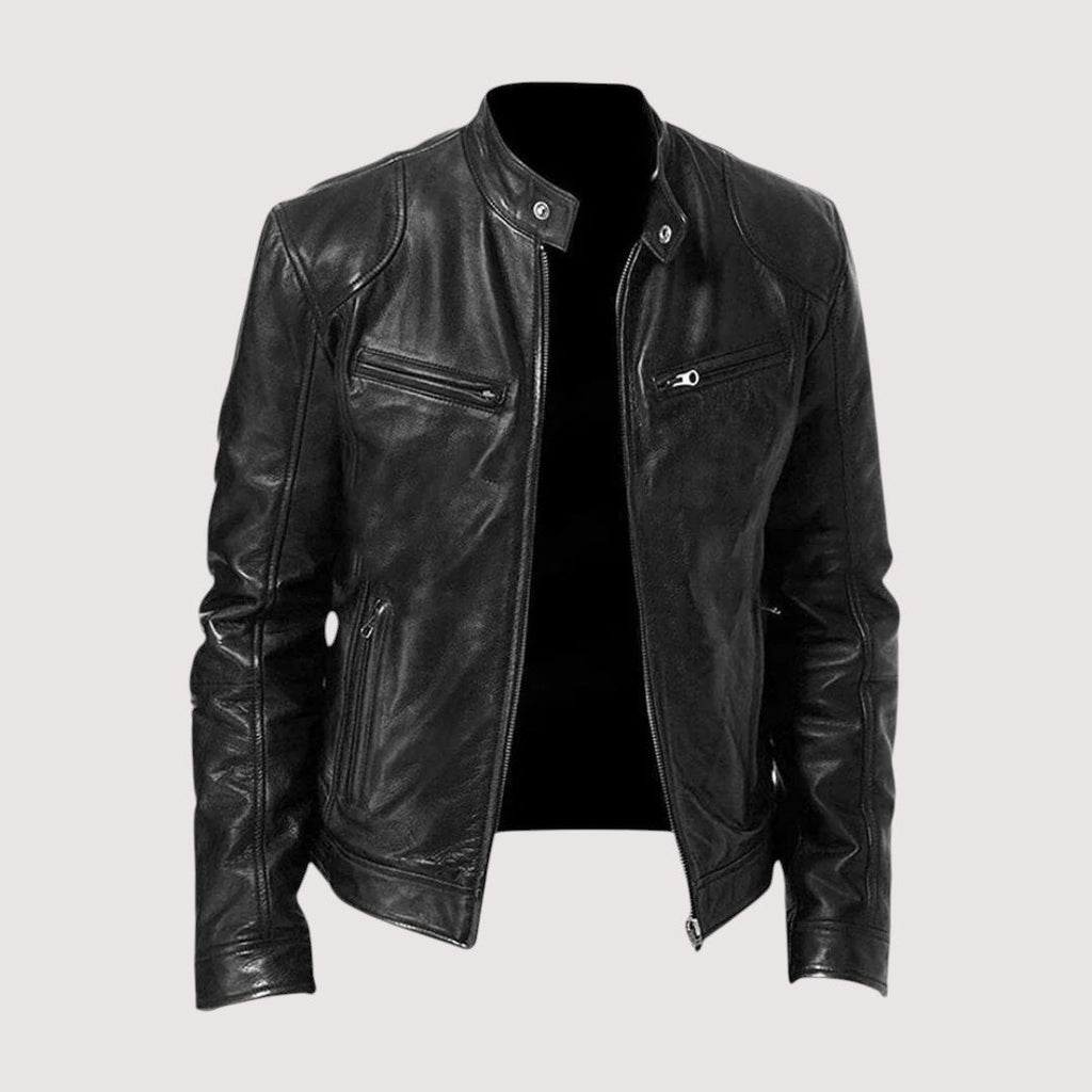 VESTE EN CUIR POUR HOMME