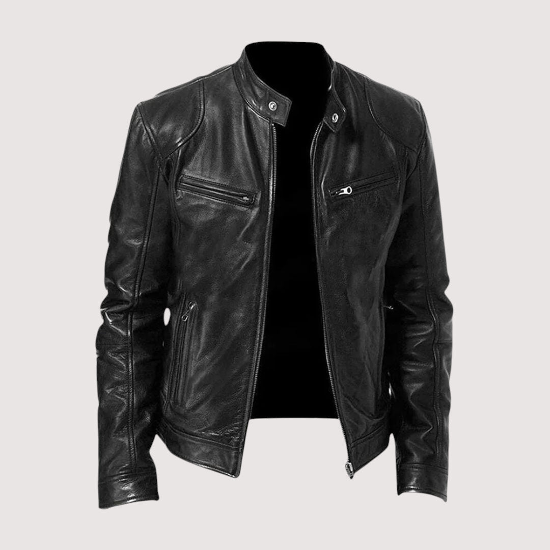VESTE EN CUIR POUR HOMME