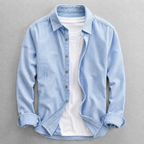 Chemise Ajustée Avec Ourlet Arrondi Pour Hommes