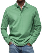 POLO À MANCHES LONGUES POUR HOMME