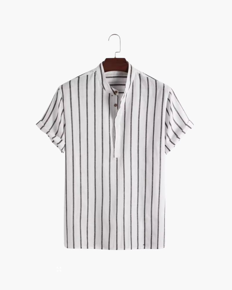 Polo Marin Avec Col Classique Pour Hommes