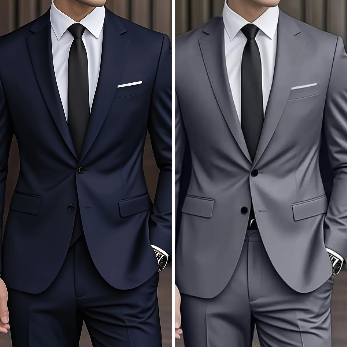 COSTUME HOMME DEUX PIÈCES CLASSIQUE