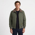 Veste Aviateur Doublée En Sherpa Pour Hommes