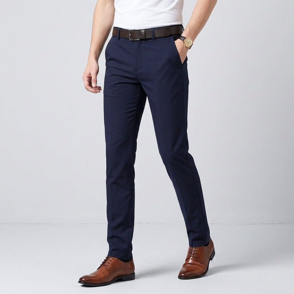 Pantalon Décontracté Extensible Pour Hommes