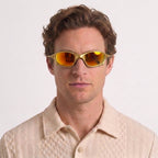 Lunettes De Soleil Sport Enveloppantes Polarisées Pour Hommes