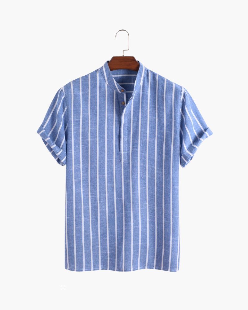 Polo Marin Avec Col Classique Pour Hommes