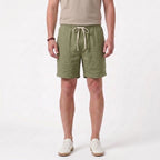 Short D'Été En Coton Et Lin Pour Hommes
