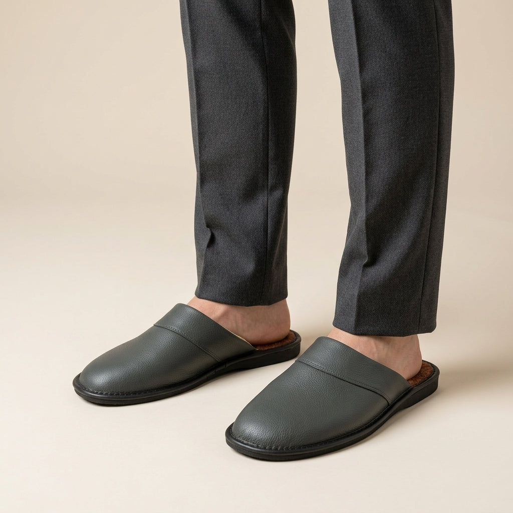 Chaussons D'Intérieur Slip-On Pour Hommes