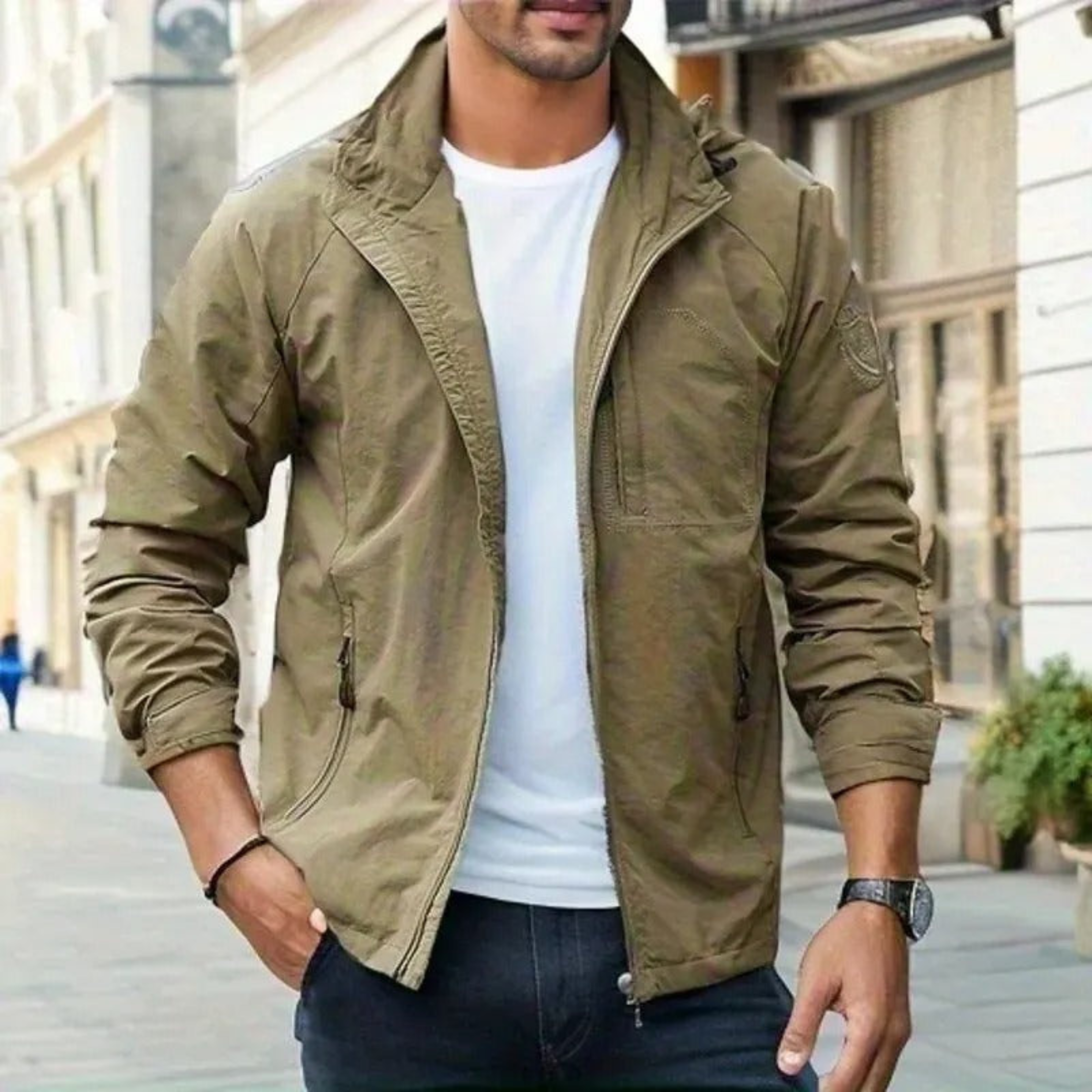 VESTE CARGO UTILITAIRE POUR HOMME