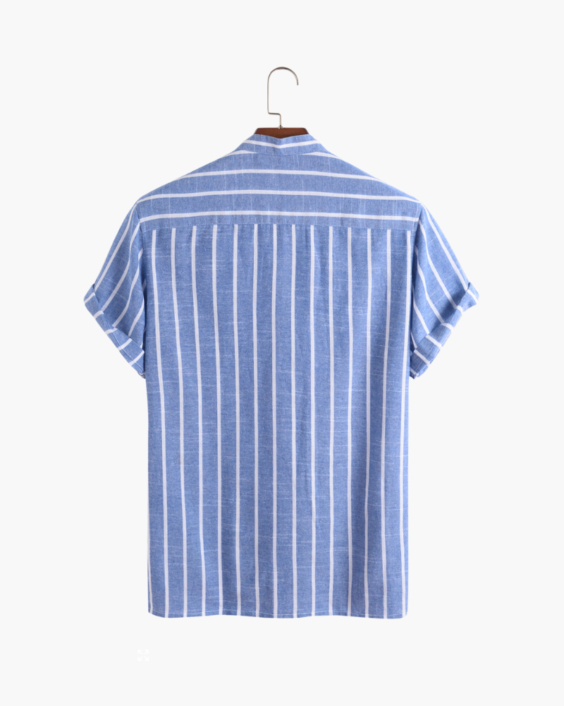 Polo Marin Avec Col Classique Pour Hommes