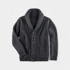GILET EN MAILLE BOUTONNÉ HOMME COL MONTANT