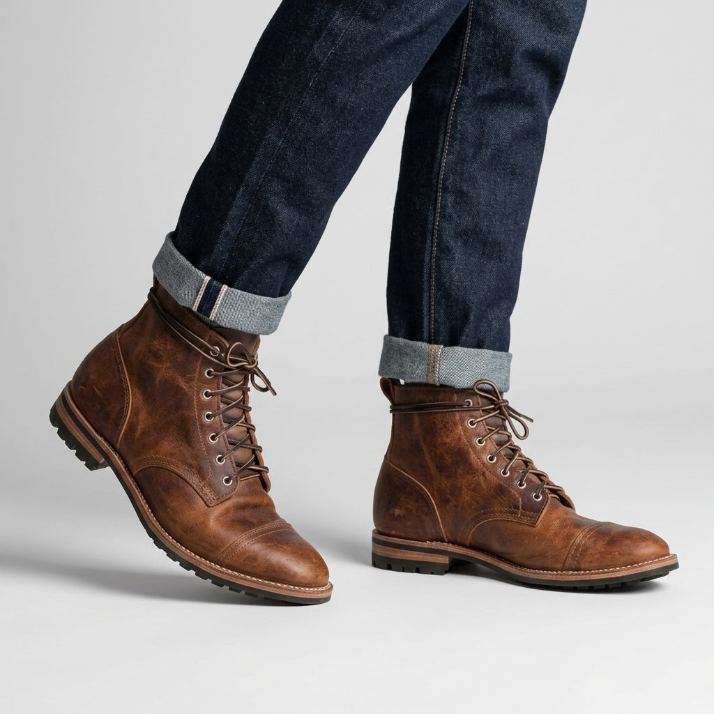Bottines Homme À Lacets