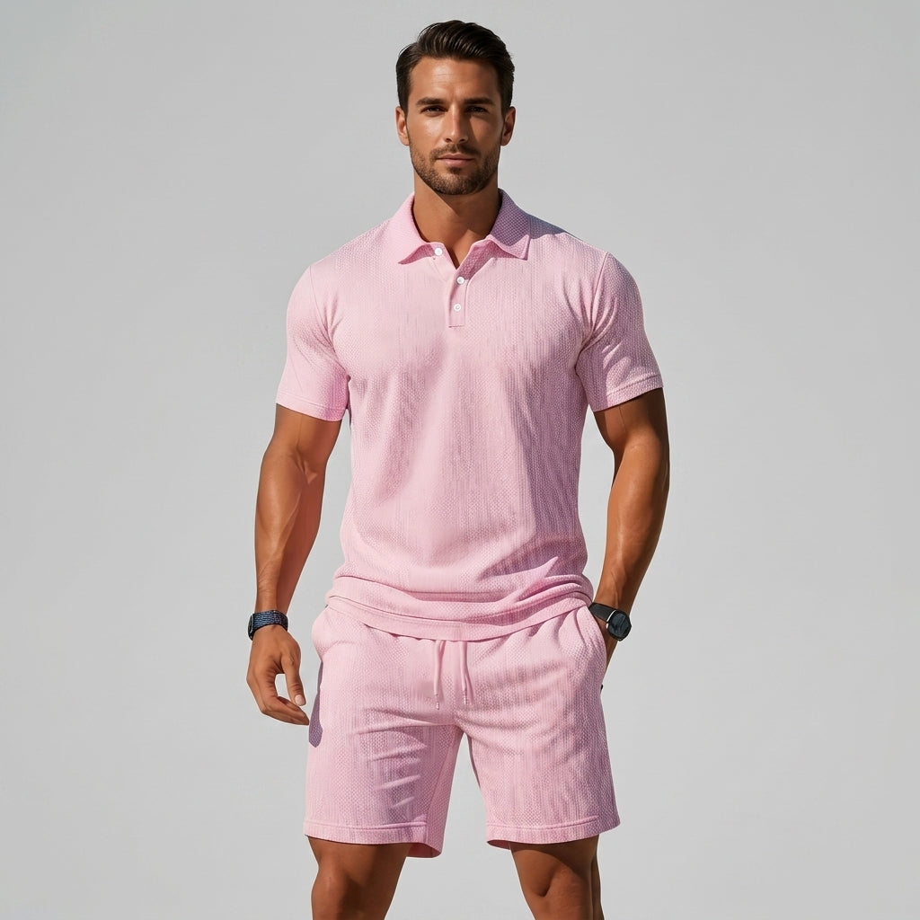 ENSEMBLE POLO & SHORT HOMMES
