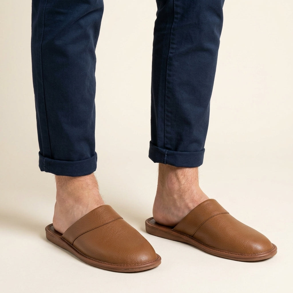 Chaussons D'Intérieur Slip-On Pour Hommes