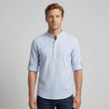 Chemise Ajustée Avec Manches Retroussables Pour Hommes
