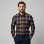 Chemise Homme À Carreaux Manche Longue