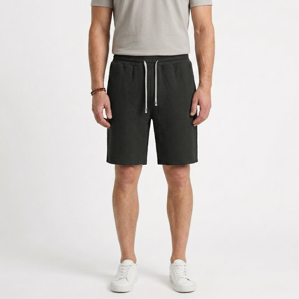 Short Décontracté À Coupe Droite