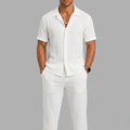 Ensemble Chemise Manches Courtes Avec Pantalon Pour Hommes