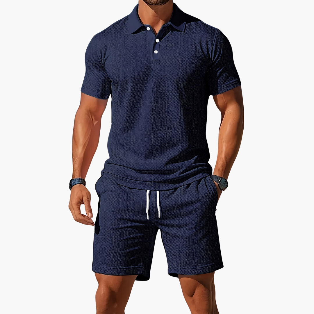 ENSEMBLE POLO & SHORT HOMMES