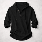 Chemise Henley À Capuche Avec Manches Longues Pour Hommes