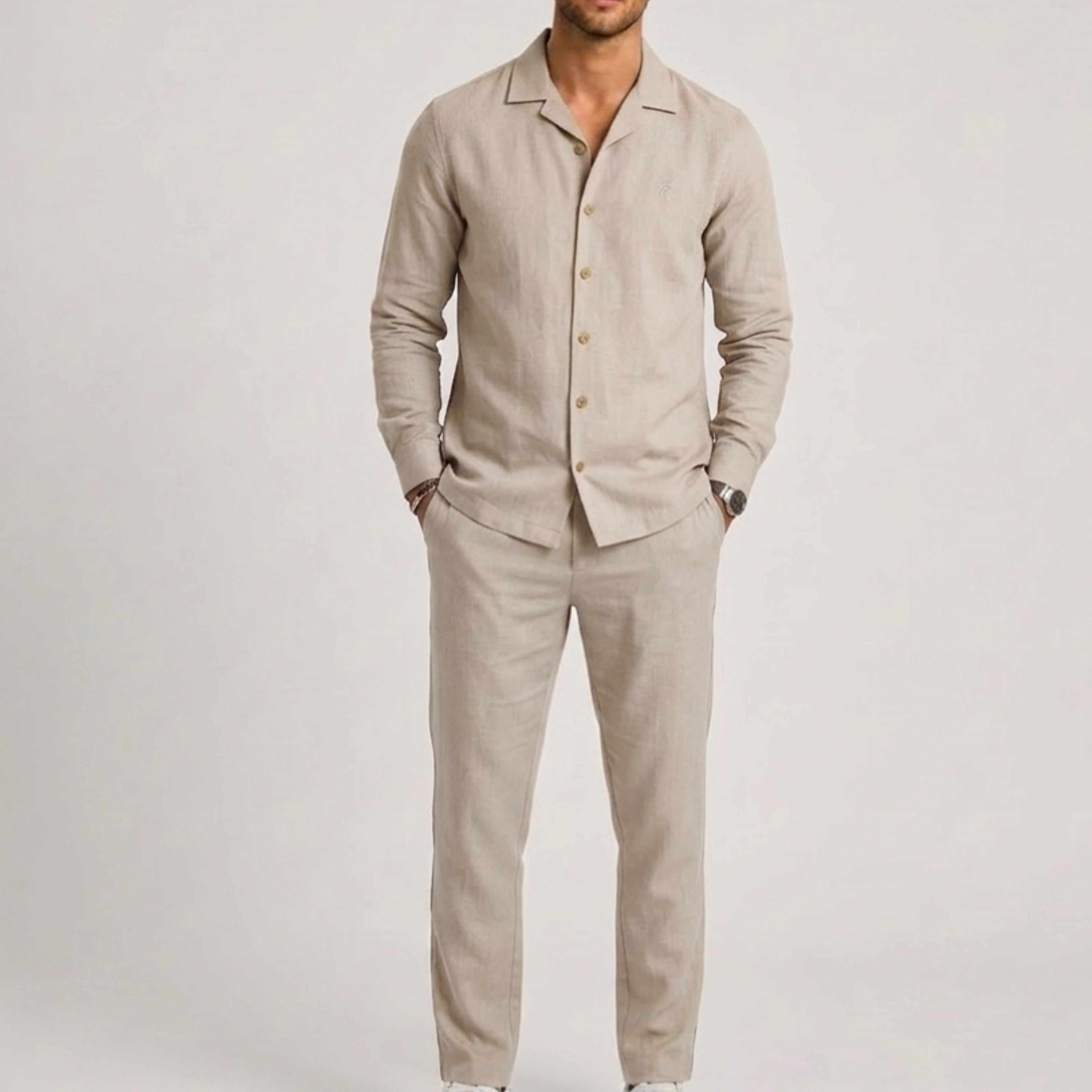 Ensemble Haut Manches Longues Avec Pantalon Pour Hommes