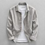 Chemise Ajustée Avec Ourlet Arrondi Pour Hommes