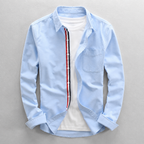 Chemise Ajustée Avec Ourlet Arrondi Pour Hommes